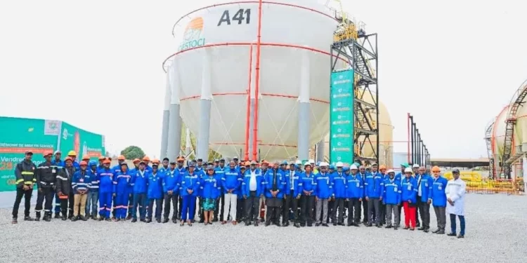 Stockage du gaz butane : la GESTOCI met en service sa  nouvelle sphère A41