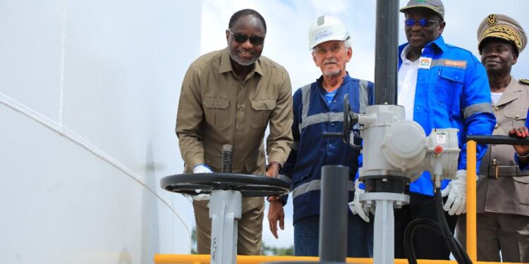 Infrastructures pétrolières : le réservoir de Super sans plomb de la Gestoci inauguré