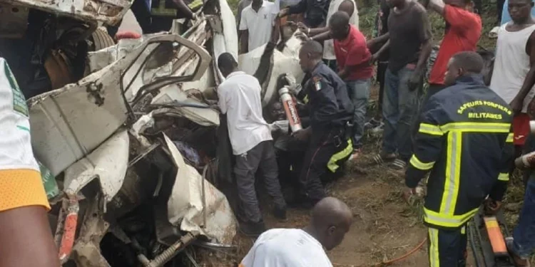 Accident de la circulation : un camion citerne fait 10 morts à Yopougon